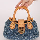 Louis Vuitton 2005 Monogram Denim Pleaty