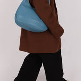 Hermès 2002 Blue Jean Gao Hobo PHW