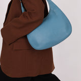 Hermès 2002 Blue Jean Gao Hobo PHW