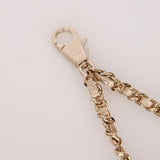 Chanel 2024 Gold Metallic Duo Coin Pouch