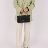 Chanel 2012 Lambskin Twist Medium Flap Bag
