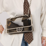 Chanel 2008 Transparent Heart Classic Flap