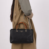 Gucci Leather Medium Bamboo Top Handle Tote