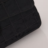 Chanel 2003 Nylon Chocolate Bar Medium Single Flap GHW