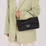 Chanel 2012 Lambskin Twist Medium Flap Bag
