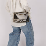 Chanel 2008 Transparent Heart Classic Flap