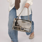 Chanel 2008 Transparent Heart Classic Flap