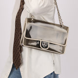 Chanel 2008 Transparent Heart Classic Flap