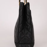 Chanel 1996 Caviar Turnlock Chain Tote 24K GP