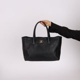 Chanel 2004 Calfskin Medium Cerf Executive Tote