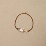 Bvlgari 18K RG Mother of Pearl and Diamond Gelati Bracelet