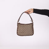 Gucci Monogram Canvas Shoulder Bag