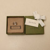 Gucci Sterling Silver Mother of Pearl GG Marmont Ring