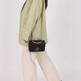 Chanel 2018 Knock on Wood Top Handle Mini Flap Bag