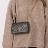 Chanel Lambskin Bijoux Mini Full Flap w/ Cardholder