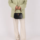 Gucci Bamboo Turnlock Mini Top Handle Crossbody