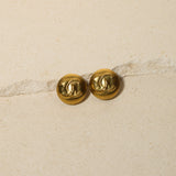 Chanel 1995 Dome Clip-On Earrings