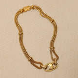 Celine Enameled Triomphe Choker