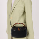 Gucci Bamboo Turnlock Mini Top Handle Crossbody