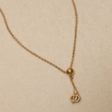 Dior CD Drop Pendant Necklace