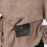 Chanel Lambskin Bijoux Mini Full Flap w/ Cardholder