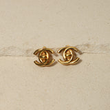 Chanel 1996 CC Turnlock Clip-On Earrings