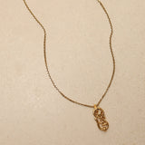 Saint Laurent 90s Cassandre Logo Pendant Necklace