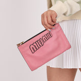 Miu Miu Pink Leather Pouch