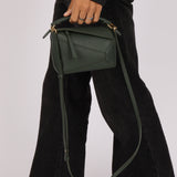 Loewe Vintage Khaki Mini Puzzle Edge Bag