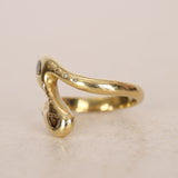 Lisa Des Camps 18K Yellow Gold Cocktail Ring, Size US 6 - Drop 24