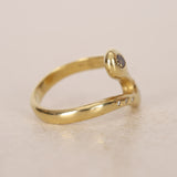 Lisa Des Camps 18K Yellow Gold Cocktail Ring, Size US 6 - Drop 24
