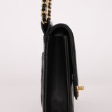 Chanel 2014 Quilted Lambskin Medium Turnlock Flap