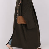 Fendi Suede Zipper Flap Bag