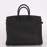 Hermès 2016 Birkin 25 Noir Togo GHW