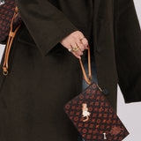 Limited Edition Louis Vuitton x Grace Coddington Catogram Neverfull MM with Pouch