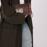 Limited Edition Louis Vuitton x Grace Coddington Catogram Neverfull MM with Pouch