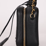 Chanel 2018 Caviar Filigree Small Vanity Case GHW
