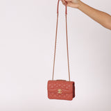 Chanel 2017 Lambskin Coco Mini Flap