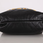Chanel Mini 22 Bag Black Shiny Calfskin AGHW