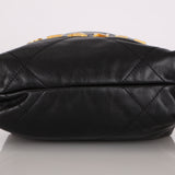 Chanel Mini 22 Bag Black Shiny Calfskin AGHW