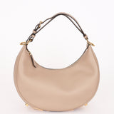 Fendi Small Fendigraphy Hobo Grey Calfskin