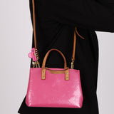 Louis Vuitton 2024 Hot Pink Vernis Reade PM with Vivienne Hair Clip