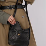 Chanel 1987 Quilted Calfskin Hobo with Pouch