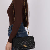 Chanel Vintage 1991 Lambskin Small Diana