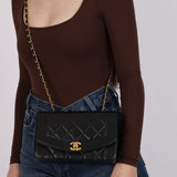 Chanel Vintage 1991 Lambskin Small Diana