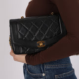 Chanel Vintage 1991 Lambskin Small Diana