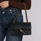 Chanel 1986 Lambskin Classic Small Double Flap