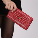 Limited Edition Louis Vuitton Crocodile Capucines Wallet