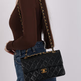 Chanel 1986 Lambskin Classic Small Double Flap