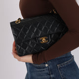 Chanel 1986 Lambskin Classic Small Double Flap